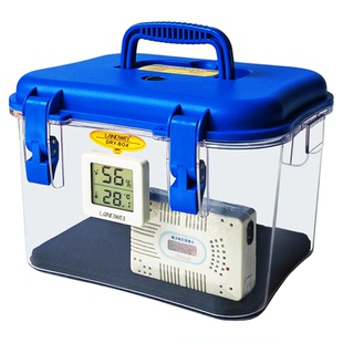 朗维单反相机防潮箱电子湿度表摄影器材箱干燥箱吸湿卡专业镜头邮票茶叶中成药品人参普洱首饰钱币除湿防霉箱