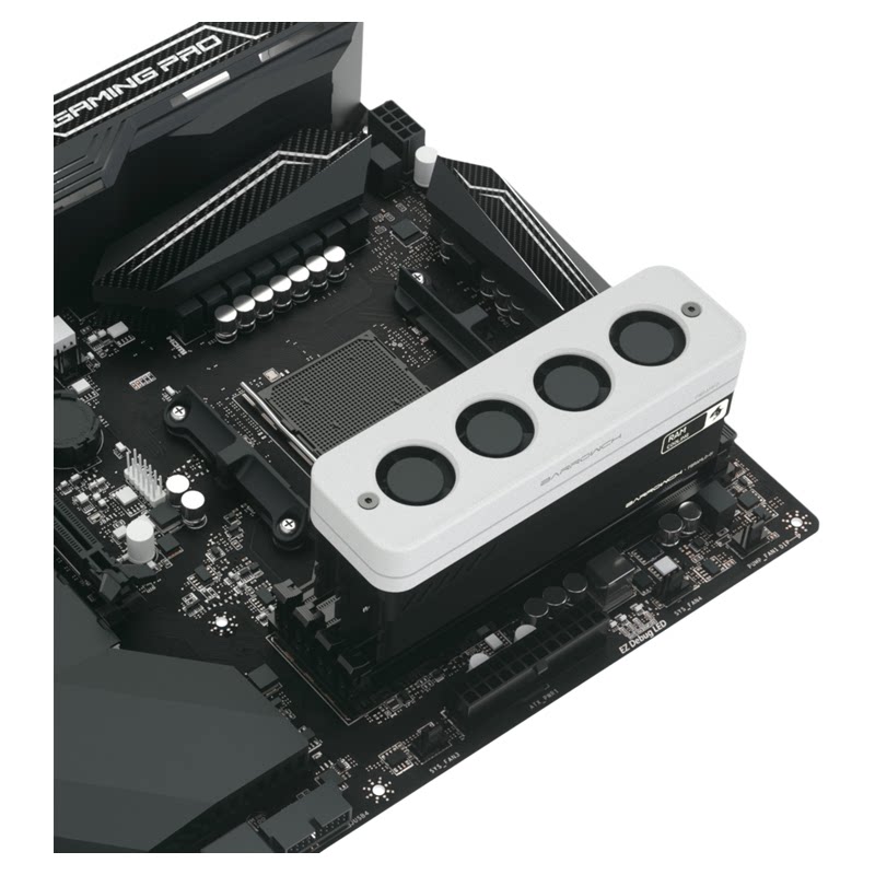 Barrowch DDR5/DDR4 内存条水冷头导热超频马甲风扇散热FBRAMFD