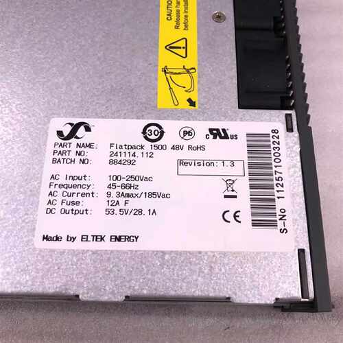 ELTEK Flatpack 1500 48v通信电源整流模块53.5V28.1A 241114詢价