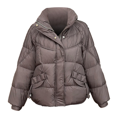 朵莹中老年妈妈冬装短款羽绒服