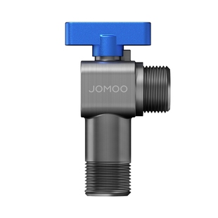 九牧枪灰加长铜球阀角阀全开大流量三角阀燃气地暖热水器壁挂炉