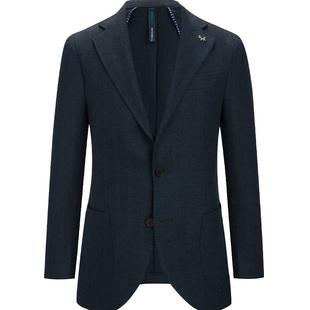 【葡萄牙进口面料】东博利尼秋冬商务休闲西服男士人字纹毛呢西装