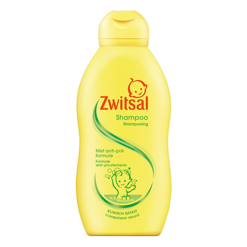 现货荷兰瑞莎Zwitsal Anti-klit宝宝儿童无泪中性易梳理洗发水200
