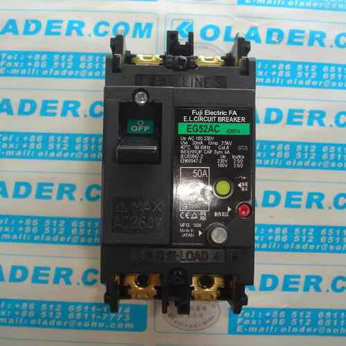 议价日本富士FUJI ELECTRIC EG52AC 2P 50A 漏电遮断器 原装正品
