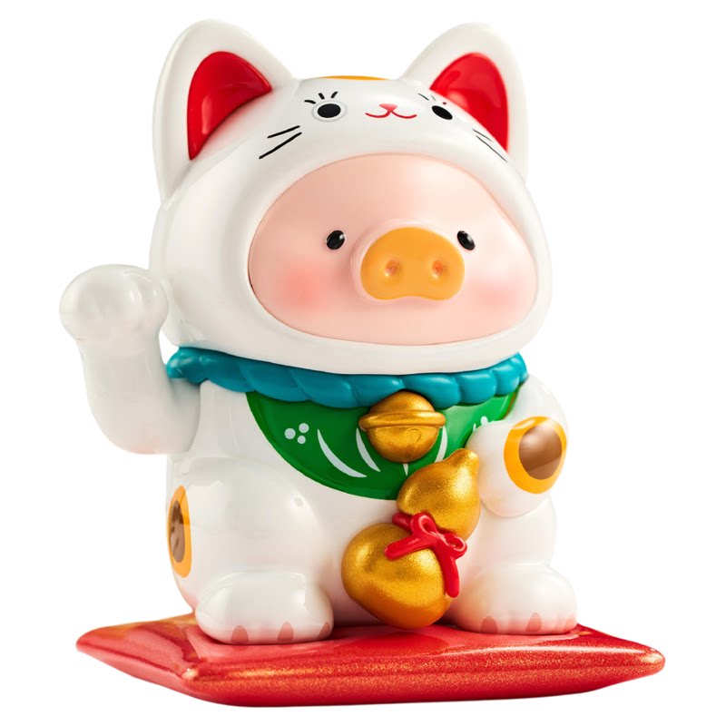 LuLu猪盲盒一招喵计招财猫手办