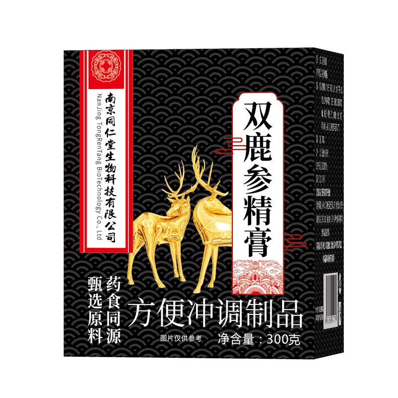 南京同仁堂生物科技双鹿参精膏黄精桑椹莲子冲调即饮300g/罐