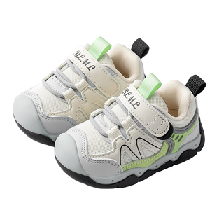 宝宝鞋子男童2025秋冬软底1-7岁小童学步加绒棉鞋儿童机能运动鞋