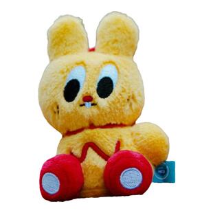 原创复古番茄鸡蛋兔子车多巴胺可爱小兔形玩偶毛绒挂件创意礼物