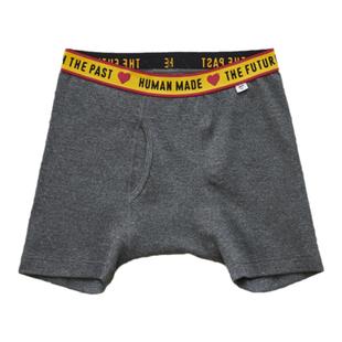 现货 HUMAN MADE BOXER BRIEF 爱心刺绣针织平角弹性棉内裤 25SS