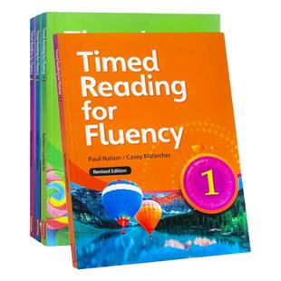 美国原版Timed Reading for Fluency1234级 少儿英语流利阅读计时训练 小学初高中寒暑假短期阅读专项教材