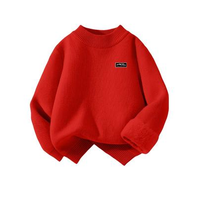 贵人鸟男女童2025新款加绒毛衣