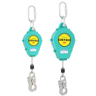 欣达高空作业安全带速差防坠器自动抓绳止坠锁绳伸缩安全绳下降器