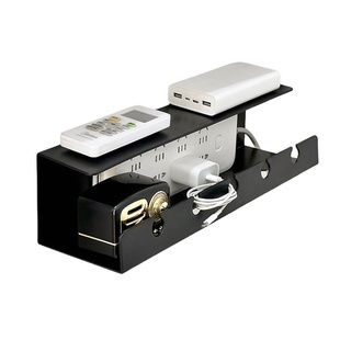 理线器办公桌下理线架槽盒免打孔电线整理神器插排插板收纳固定