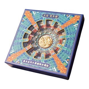 天坛藻井冰箱贴丨可旋转金属城市磁吸祈年殿代文创正版纪念品