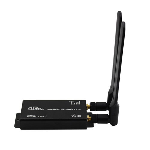 MINI PCIE转USB工业级4G模块转接盒EC20开发板带铝合金外壳YTPEC