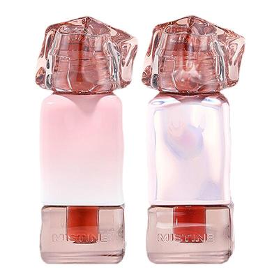 蜜丝婷mistine唇釉j01裸色系口红泰式奶咖珊瑚冰滴色g02不沾杯女