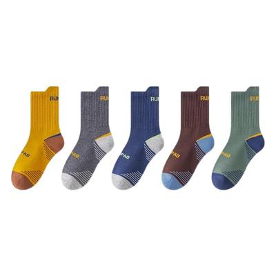 男童袜子纯棉防臭吸汗运动提耳袜