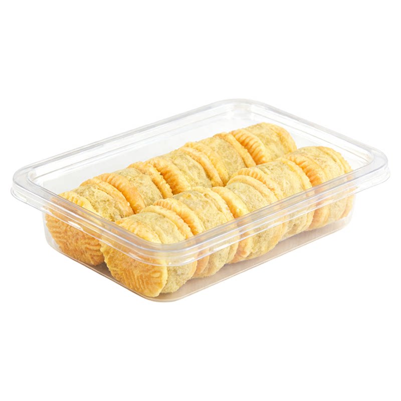 食品包装盒烘焙糕点饼干麻薯酥糕点零食加厚打包蛋卷密封泡芙盒