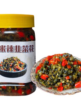 云南曲靖干巴菌韭菜花酸辣下饭菜