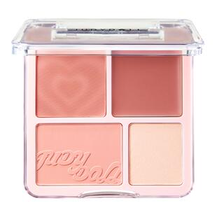 judydoll橘朵腮红高光盘膏粉膨胀色哑光高光面中提亮卧蚕眼影