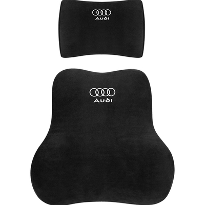 适用奥迪汽车头枕护颈枕腰靠垫