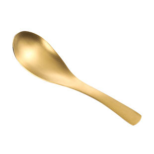 304不锈钢勺子 圆底汤勺家用小汤匙儿童吃饭勺韩式餐厅调羹主餐勺