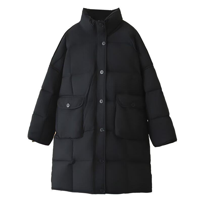 中长款加厚冬季韩版立领羽绒服