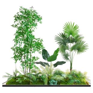 仿真绿植假树天堂鸟仿生植物盆栽摆件高端轻奢室内客厅装饰花造景