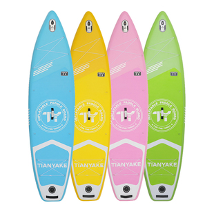 路亚海上充气冲浪板桨板浆板船成人钓鱼水上滑板滑水板电动动力