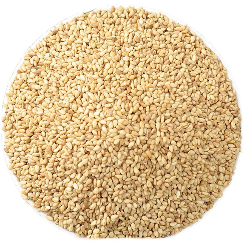5斤 熟白芝麻 新货现炒 即食免洗熟芝麻 干净无沙颗粒饱满 包邮