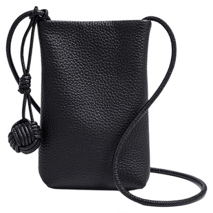 zdorigin头层牛皮手机包女2025新款高级感小众设计真皮斜挎小包包