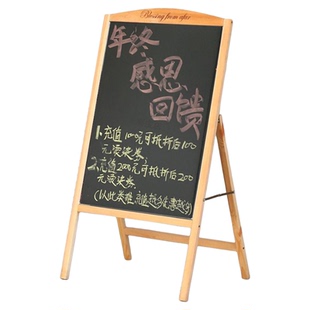 磁性小黑板店铺发光广告架商用展示牌支架式led荧光板摆摊海报KT