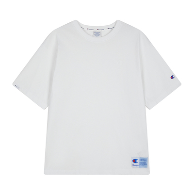 Champion短袖T恤简约纯色情侣款