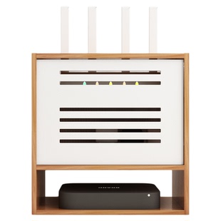 路由器放置架收纳盒桌面无线wifi光猫电视机顶盒置物隐藏电线遮挡