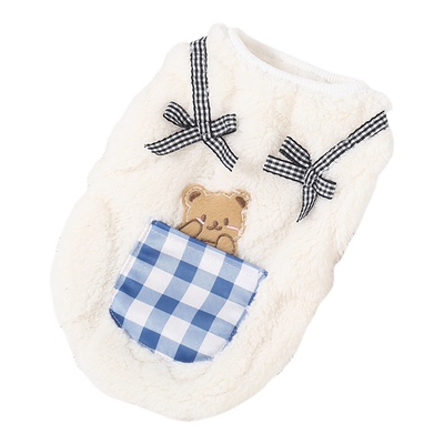 猫咪衣服秋冬背心加绒布偶银渐层蓝猫宠物小型犬保暖可爱加厚服饰