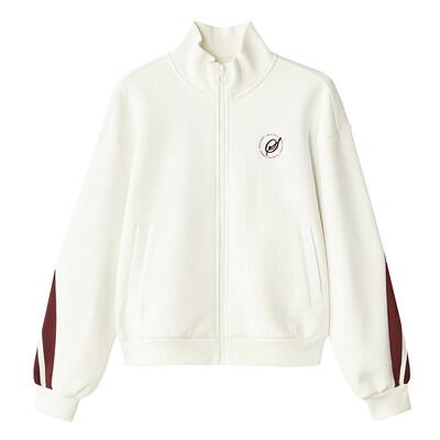 Skechers斯凯奇秋季女款运动休闲纯色舒适针织外套 L324W021/0074