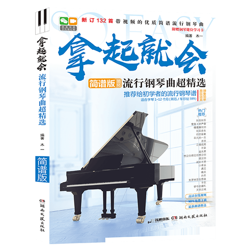 拿起就会流行钢琴曲超精选简谱书