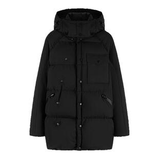 MESUX米岫冬季新品时尚设计白鹅绒带帽茧型羽绒服女MLWUL512