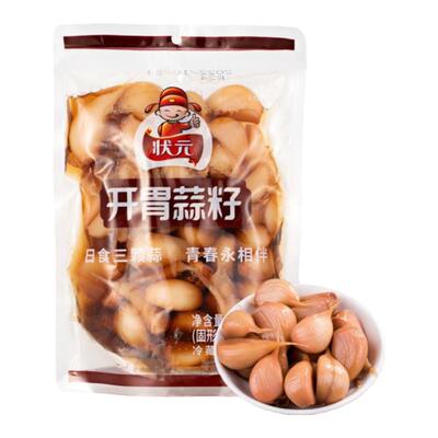 状元大地农夫糖醋蒜籽开胃蒜籽500g下饭菜腌制蒜餐饮酒店面馆配菜
