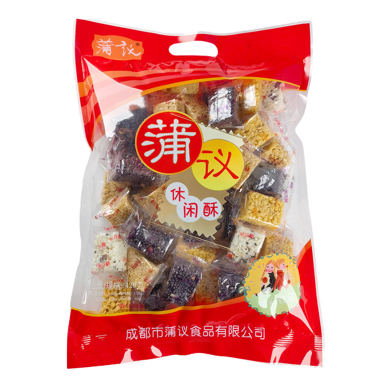 玉米酥蒲江米花糖蒲议蛋苕酥混装