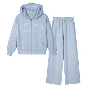 富罗迷女童套装儿童装2026春季新款帅气好看时髦洋气小女孩两件套