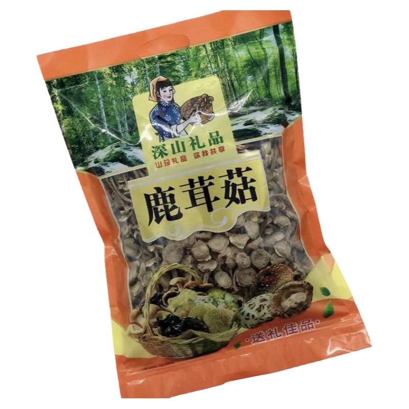 鹿茸菇净重无干燥剂无熏硫
