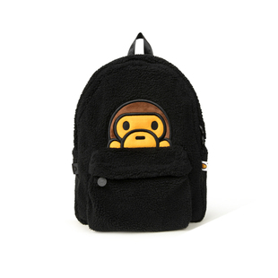 现货 BAPE BABY MILO DAY PACK 黑色 绿迷彩动物园 双肩包 中号