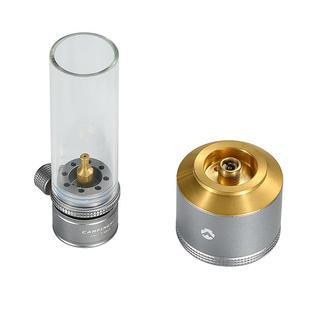 CAMPINGMOON柯曼银色小气罐露营燃气灯T-1D15户外营地氛围蜡烛灯