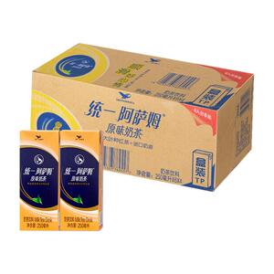 统一阿萨姆奶茶250ml*24盒整箱原味网红奶茶饮品饮料包邮官方旗舰
