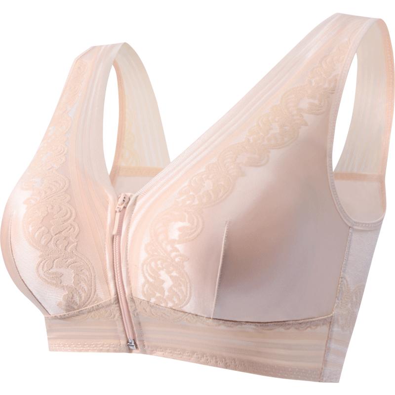乳腺术后义乳专用文胸二合一假乳房女硅胶假胸切除后无痕胸罩大红