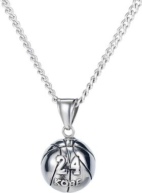 纪念科比24号篮球项链男装饰品