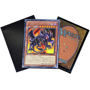 PTCG宝可梦纯色卡套磨砂保护套万智牌游戏王海贼王牌套彩色外套