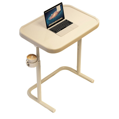 可移动升降电脑桌简易移动小推车