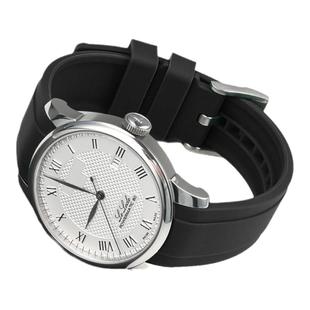 适用天梭杜鲁尔表带力洛克T410/T006407俊雅卡森1853原装橡胶表带